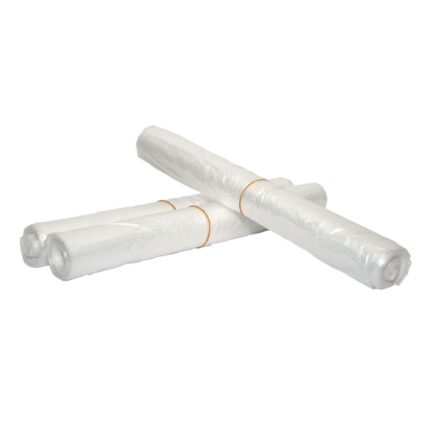 Afvalzak HDPE 45x50 cm T10my transparant 25 liter 20 rollen van 50 zakken p/ds