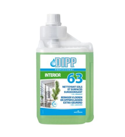 Dipp 63 Reiniger vloeren en oppervlakken - extra geurend - Den 1 liter