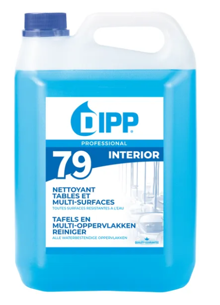 Dipp 79 tafels en multioppervlakken reiniger 5 liter