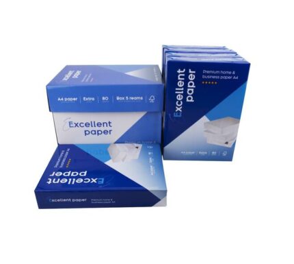 Excellent A4 papier 80 grams kopieerpapier doos 5 pak/2500 vel