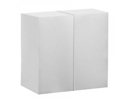 Point to point servet 40x40 - 1/8 vouw wit 1200 st