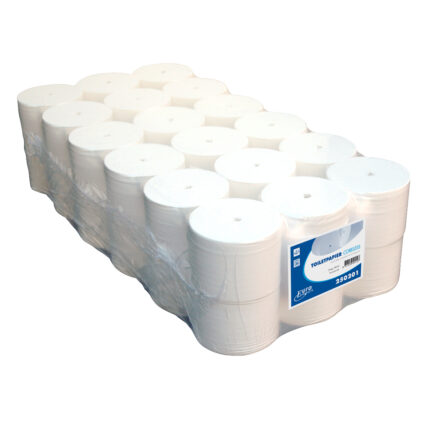 Toiletpapier Coreless cellulose 2 laags 900 vel - 36 rol p/pak