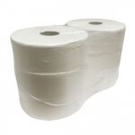 Toiletpapier Maxi Jumbo Cellulose 2 laags 380 meter - 6 rollen p/pak