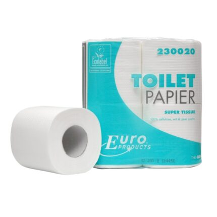 Toiletpapier cellulose 2 laags 200 vel 48 rollen
