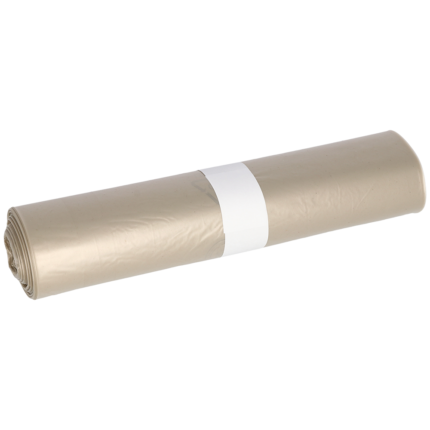 Afvalzak LDPE Recycled 70x110 cm transparant 120 liter 25st a 10/ds